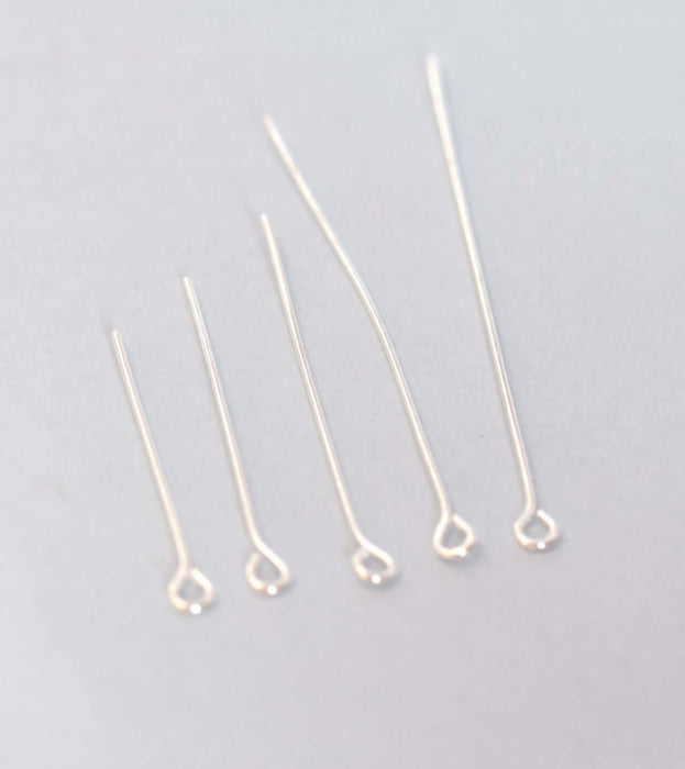 Acheter 50 clous oeil argent mix plusieurs tailles de 2,8-33,5 et 5 cm 0,7 mm épaisseur Lot de 10 clous apprêts bijoux