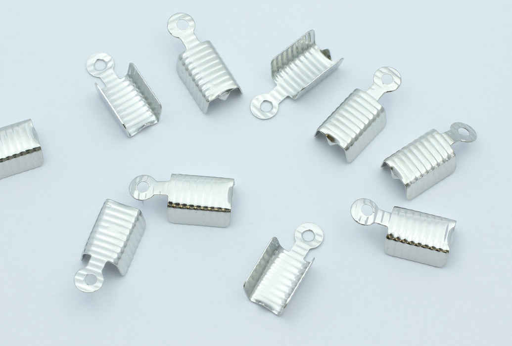 Creez avec embouts cordon x10 platine 13x5mm lot d'apprèts création bijoux