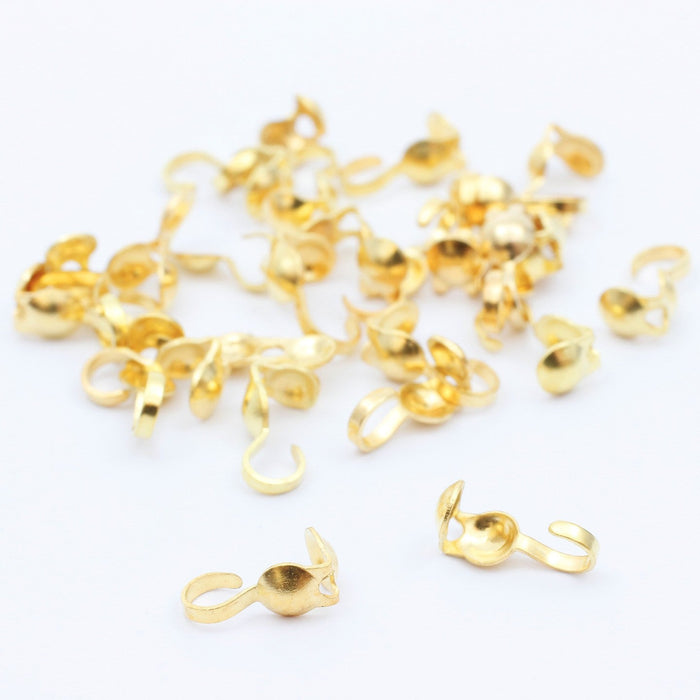 Vente caches-noeuds x25 dorés 10mm Apprêts pour la fabrication de vos bijoux
