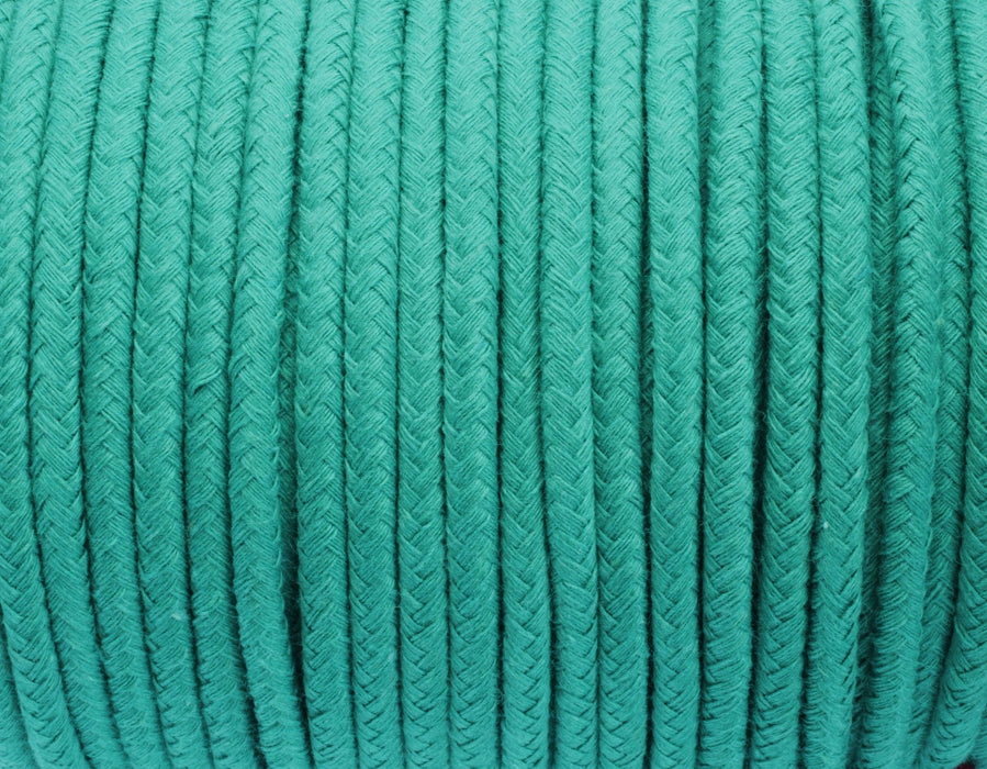 Creez cordon 100% coton x1m vert menthe 4mm Produit en Europe