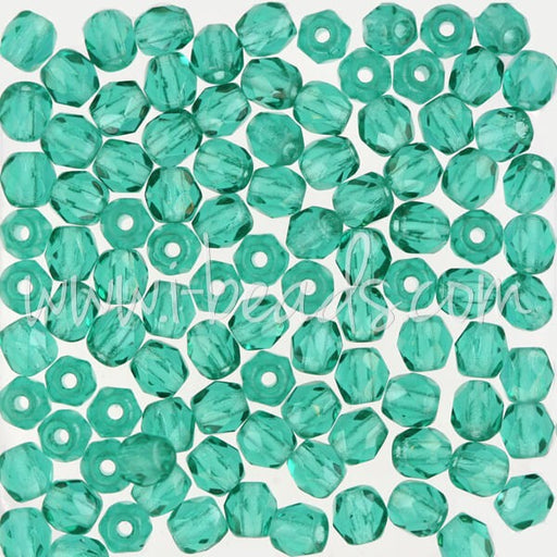 Acheter au détail Perles facettes de boheme emerald 4mm (100)