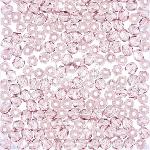 Achat en gros Perles facettes de boheme light amethyst 3mm (50)