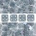Creez Perles 4 trous CzechMates QuadraTile 6mm Luster Transparent Amethyst (10g)