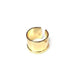 Vente en gros Bague laiton dorée largeur 10 mm pour tissage perles Toho ou ruban ultra fine rocks de Cristal