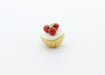 Achat en gros cupcake miniature fimo 1cm jaune création gourmande pate polymère
