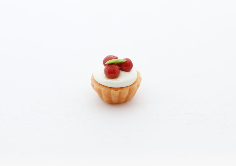 Achat en gros cupcake miniature fimo 1cm orange création gourmande pate polymère