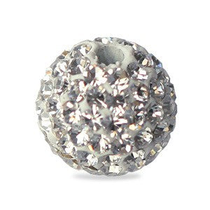 Vente Perle style shamballa ronde deluxe demi-percee crystal 8mm (2)