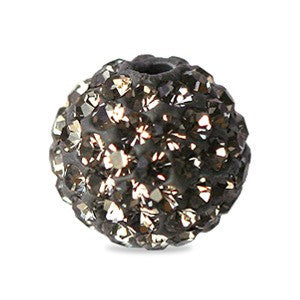 Creez Perle style shamballa ronde deluxe black diamond 8mm (1)