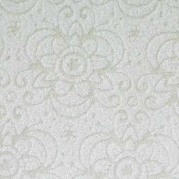 Acheter Suédine motif fleurs Arctic Grey 10x21.5cm (1)