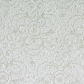Acheter Suédine motif fleurs Arctic Grey 10x21.5cm (1)