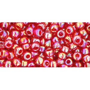Creez avec cc165c perles de rocaille Toho 8/0 transparent rainbow ruby (10g)