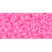Vente au détail cc910 perles de rocaille Toho 8/0 ceylon hot pink (10g)