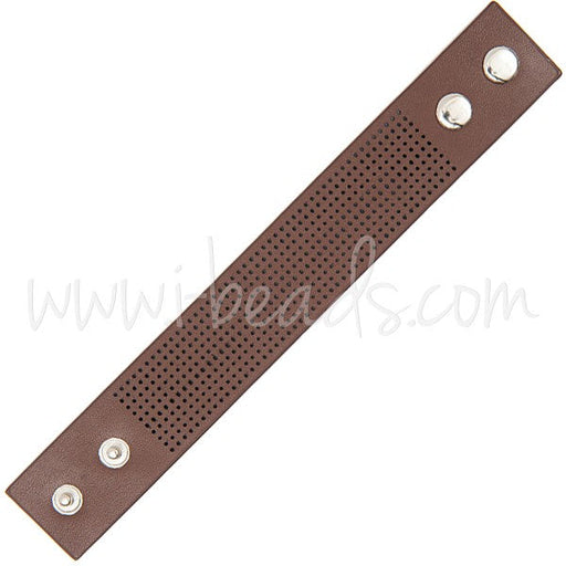 Creez avec Bracelet à broder 23x3cm brun (1)