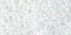 Vente en gros cc401 perles Toho Treasure 11/0 opaque rainbow white (5g)