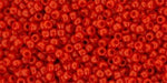 Acheter au détail cc45 perles de rocaille Toho 15/0 opaque pepper red (5g)