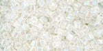 Vente en gros cc141 perles Toho cube 1.5mm ceylon snowflake (10g)