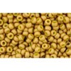 Vente au détail cc1623f perles de rocaille Toho 11/0 opaque frosted gold luster yellow (10g)
