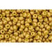 Vente au détail cc1623f perles de rocaille Toho 11/0 opaque frosted gold luster yellow (10g)
