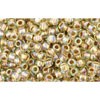 Acheter au détail cc998 perles de rocaille Toho 11/0 gold lined rainbow light jonquil (10g)