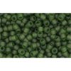 Vente au détail cc940f perles de rocaille Toho 11/0 transparent frosted olivine (10g)