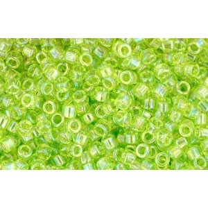 Achat en gros cc164 perles Toho treasure 11/0 transparent rainbow lime green (5g)