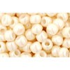 Achat au détail cc123 perles de rocaille Toho 6/0 opaque lustered light beige (10g)