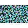 Vente cc706 perles de rocaille Toho 11/0 matt colour iris teal (10g)