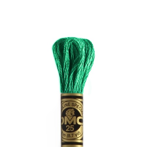 Creez Fil à broder DMC mouliné spécial coton 8m vert 991 (1)