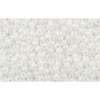 Acheter au détail cc401 perles de rocaille Toho 15/0 opaque rainbow white (5g)