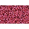 Vente cc332 perles de rocaille Toho 15/0 gold lustered raspberry (5g)