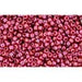 Vente cc332 perles de rocaille Toho 15/0 gold lustered raspberry (5g)