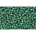 Achat cc322 perles de rocaille Toho 15/0 gold lustered emerald (5g)