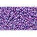 Acheter au détail cc252 perles de rocaille Toho 15/0 inside colour aqua/purple lined (5g)
