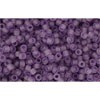 Achat au détail cc19f perles de rocaille Toho 15/0 transparent frosted sugar plum (5g)