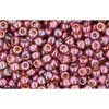 Vente cc425 perles de rocaille Toho 11/0 gold lustered marionberry (10g)