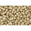 Vente au détail cc369 perles de rocaille Toho 11/0 black diamond/orange cream lined (10g)