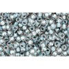 Vente cc288 perles de rocaille Toho 11/0 inside colour crystal metallic blue lined (10g)