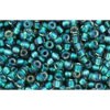 Acheter en gros cc270 perles de rocaille Toho 11/0 crystal/prairie green lined (10g)