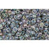 Achat en gros cc266 perles de rocaille Toho 11/0 gold luster crystal/opaque grey (10g)