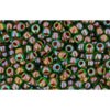 Achat cc247 perles de rocaille Toho 11/0 inside colour peridot/oxblood lined (10g)