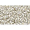 Creez cc21 perles de rocaille Toho 11/0 silver lined crystal (10g)