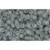 Acheter cc9f perles de rocaille Toho 11/0 transparent frosted light grey (10g)