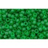 Vente en gros cc7bf perles de rocaille Toho 11/0 transparent frosted grass green (10g)