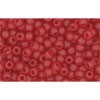 Acheter au détail cc5cf perles de rocaille Toho 11/0 transparent frosted ruby (10g)