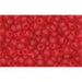 Achat au détail cc5bf perles de rocaille Toho 11/0 transparent frosted siam ruby (10g)