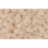 Creez avec cc147f perles de rocaille Toho 11/0 ceylon frosted light ivory (10g)