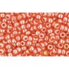 Achat cc129 perles de rocaille Toho 11/0 opaque lustered pumpkin (10g)