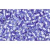Vente au détail cc33 perles de rocaille Toho 11/0 silver lined light sapphire (10g)