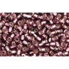 Achat au détail cc26b perles de rocaille Toho 11/0 silver lined medium amethyst (10g)