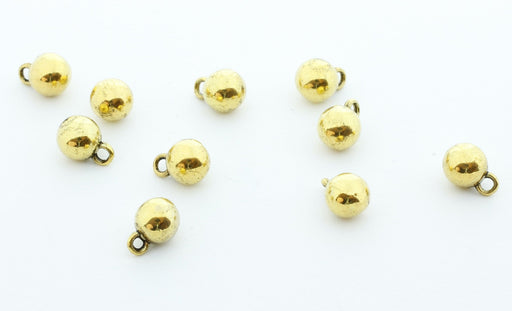 Acheter perles finition en métal x10 perles doré antique 8,5x6mm